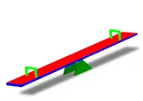 Persistent pain seesaw illustration
