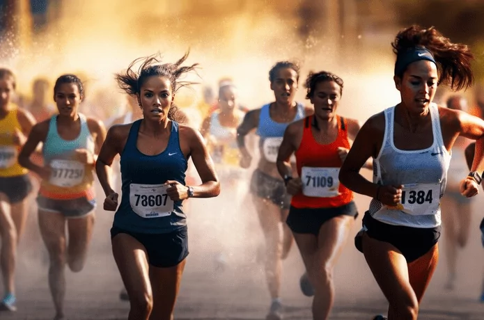 Image of group runners